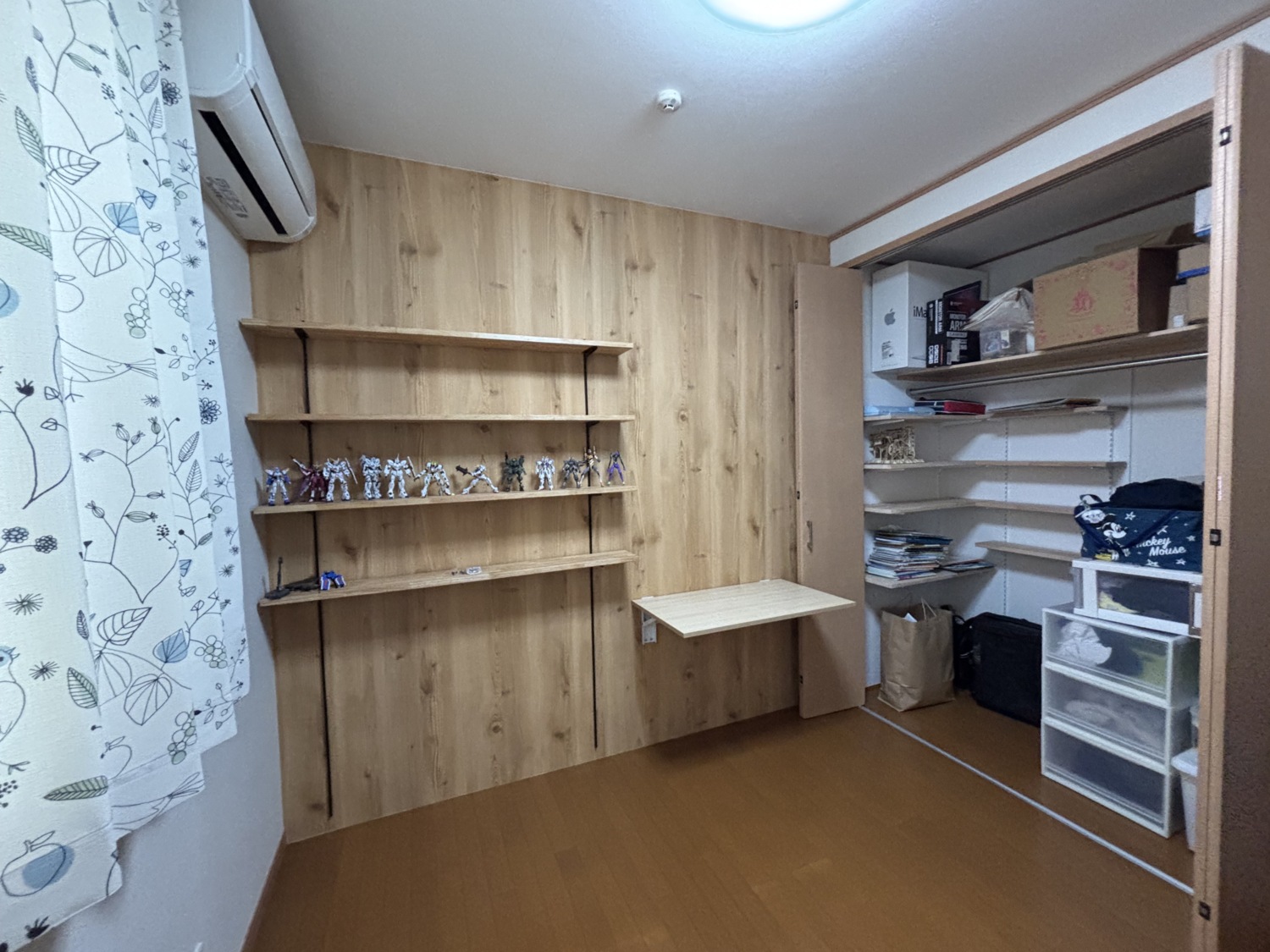 きょうだいのお部屋をふたつに分けました
